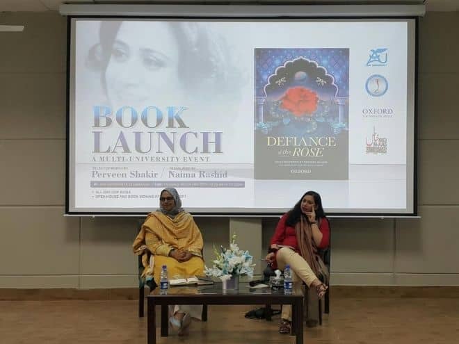 Launch of Defiance of the Rose at Air University, Islamabad