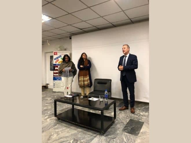 Launch of Defiance of the Rose at Franco-German Centre, Lahore